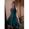 image:imageScarlet Darkness Renaissance Steampunk Dress Lace Up High Low Dress Pirate Gothic CostumeSea Blue
