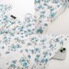 image:imageScarlet Darkness Womens Floral Corset Dress with Split 2026 Summer Spring Square Neck Midi Milkmaid Dresses White Blue Floral M