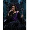 image:imageScarlet Darkness Womens Underbust Corset Top Renaissance Medieval Laceup Boned Fairycore Pirate CorsetsSolid Deep Purple