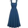 image:imageScarlet Darkness Renaissance Dress for Women Medieval Square Neck Corset Dress Casual Sundress