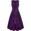 image:imageScarlet Darkness Renaissance Steampunk Dress Lace Up High Low Dress Pirate Gothic CostumeDeep Purple