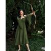 image:imageScarlet Darkness Women Renaissance Costume Bell Sleeve Off Shoulder Maxi Medieval Dress