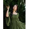 image:imageScarlet Darkness Women Renaissance Costume Bell Sleeve Off Shoulder Maxi Medieval Dress