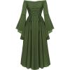 image:imageScarlet Darkness Women Renaissance Costume Bell Sleeve Off Shoulder Maxi Medieval Dress