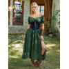 image:imageSCARLET DARKNESS Women Corset Belt Wide Waist Lace Up Pirate Accessories BeltNavy Blue
