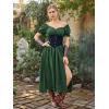 image:imageSCARLET DARKNESS Women Corset Belt Wide Waist Lace Up Pirate Accessories BeltNavy Blue