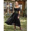 image:imageSCARLET DARKNESS Women Corset Belt Wide Waist Lace Up Pirate Accessories BeltOlive Green