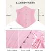 image:imageSCARLET DARKNESS Women Corset Belt Wide Waist Lace Up Pirate Accessories BeltPink