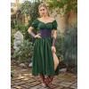 image:imageSCARLET DARKNESS Women Corset Belt Wide Waist Lace Up Pirate Accessories BeltPurple