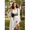 image:imageScarlet Darkness Renaissance Belt Pouch Women Pirate Accessories Body Harness Belt Waist BagBlack