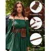 image:imageScarlet Darkness Renaissance Belt Pouch Women Pirate Accessories Body Harness Belt Waist BagCamel
