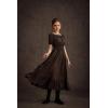 image:imageScarlet Darkness Renaissance Costume Women Steampunk Pirate Corset Dress Medieval Ren Faire Off Shoulder Dress SetBrown