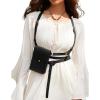 image:imageScarlet Darkness Renaissance Belt Pouch Women Pirate Accessories Body Harness Belt Waist BagBlack