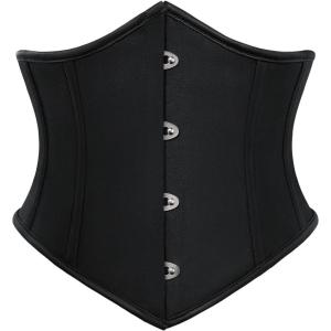 image:imageSCARLET DARKNESS Women Corset Belt Wide Waist Lace Up Pirate Accessories BeltBlack