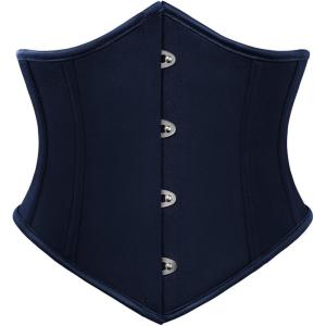 image:imageSCARLET DARKNESS Women Corset Belt Wide Waist Lace Up Pirate Accessories BeltNavy Blue