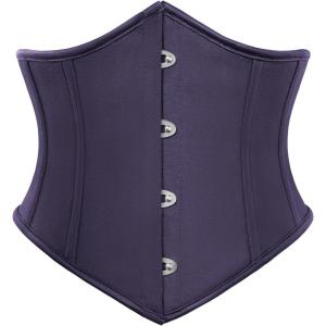 image:imageSCARLET DARKNESS Women Corset Belt Wide Waist Lace Up Pirate Accessories BeltPurple