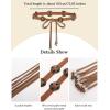 image:imageScarlet Darkness Women Renaissance Belts Waist Belts for Dresses Bohemian Style Waist BeltLight Brown