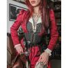 image:imageScarlet Darkness Women Wide Belt Elastic Waist Belt Laceup Corset Belts for DressBlack