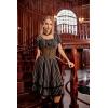image:imageScarlet Darkness Women Wide Belt Elastic Waist Belt Laceup Corset Belts for DressCamel Brown