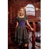 image:imageScarlet Darkness Women Wide Belt Elastic Waist Belt Laceup Corset Belts for DressPurple