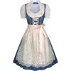 image:imageScarlet Darkness Oktoberfest Outfits Women 3 Pcs Carnival Costumes Bavarian Dirndl DressBlue Gold