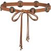 image:imageScarlet Darkness Women Renaissance Belts Waist Belts for Dresses Bohemian Style Waist BeltLight Brown