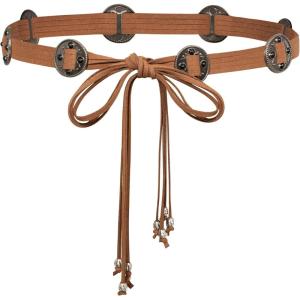 image:imageScarlet Darkness Women Renaissance Belts Waist Belts for Dresses Bohemian Style Waist BeltLight Brown