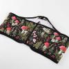 image:imageScarlet Darkness Corset Belt for Women Renaissance Lace up Corset Floral Wide Waist BeltsBlack Mushroom