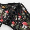 image:imageScarlet Darkness Corset Belt for Women Renaissance Lace up Corset Floral Wide Waist BeltsBlack Mushroom