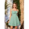 image:imageScarlet Darkness Corset Mini Dress for Women Teens 2026 Summer Ruffle Sundress Graduation Homecoming DressesSage Green