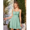 image:imageScarlet Darkness Corset Mini Dress for Women Teens 2026 Summer Ruffle Sundress Graduation Homecoming DressesSage Green
