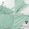 image:imageScarlet Darkness Corset Mini Dress for Women Teens 2026 Summer Ruffle Sundress Graduation Homecoming DressesSage Green
