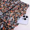 image:imageScarlet Darkness Floral Maxi Long Skirts for Women Summer 2026 Tiered Skirt Flowy Boho Fairy Skirt with PocketsBlack Multi Floral