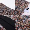 image:imageScarlet Darkness Floral Maxi Long Skirts for Women Summer 2026 Tiered Skirt Flowy Boho Fairy Skirt with PocketsBlack Multi Floral