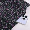 image:imageScarlet Darkness Floral Maxi Long Skirts for Women Summer 2026 Tiered Skirt Flowy Boho Fairy Skirt with PocketsBlack Purple Floral
