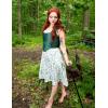 image:imageScarlet Darkness Women Dark Green Corset Renaissance Medieval Lace Up Corset Tops Green Size 12