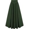 image:imageScarlet Darkness Casual Maxi Skirts for Women Renaissance Skirt High Waist A Line Long Skirt Green L