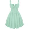 image:imageScarlet Darkness Corset Mini Dress for Women Teens 2026 Summer Ruffle Sundress Graduation Homecoming DressesSage Green