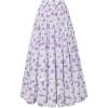 image:imageScarlet Darkness Floral Maxi Long Skirts for Women Summer 2026 Tiered Skirt Flowy Boho Fairy Skirt with PocketsWhite Lavender Floral