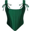 image:imageScarlet Darkness Women Dark Green Corset Renaissance Medieval Lace Up Corset Tops Green Size 12