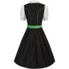 image:imageScarlet Darkness Oktoberfest Costumes for Women 3 Pcs Bavarian Dirndl DressesGreen