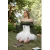 image:imageScarlet Darkness Renaissance Shirt Women Long Sleeve Off Shoulder Tops Pirate Peasant BlouseDark Olive Green