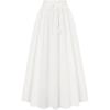 image:imageScarlet Darkness Maxi Skirts for Women White Renaissance Skirt Flowy Long Skirt White L