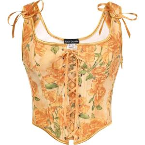 image:imageScarlet Darkness Women Renaissance Corset Pirate Bustier Top Bodice BodyshaperYellow Rose