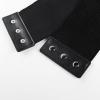 image:imageScarlet Darkness Renaissance Corset Belt for Women Laceup Front Wide Waist Belt Goth Pirate Costume AccessoriesBlack Scroll