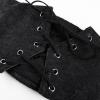 image:imageScarlet Darkness Renaissance Corset Belt for Women Laceup Front Wide Waist Belt Goth Pirate Costume AccessoriesBlack Scroll