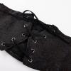 image:imageScarlet Darkness Renaissance Corset Belt for Women Laceup Front Wide Waist Belt Goth Pirate Costume AccessoriesDark Brown Scroll