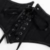 image:imageScarlet Darkness Corset Belt for Women Floral Lace Up Boned Underbust Corset Waist BeltsBlack