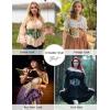 image:imageScarlet Darkness Corset Belt for Women Floral Lace Up Boned Underbust Corset Waist BeltsEmerald Daisy