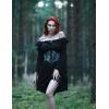 image:imageScarlet Darkness Corset Belt for Women Floral Lace Up Boned Underbust Corset Waist BeltsMidnight Garden